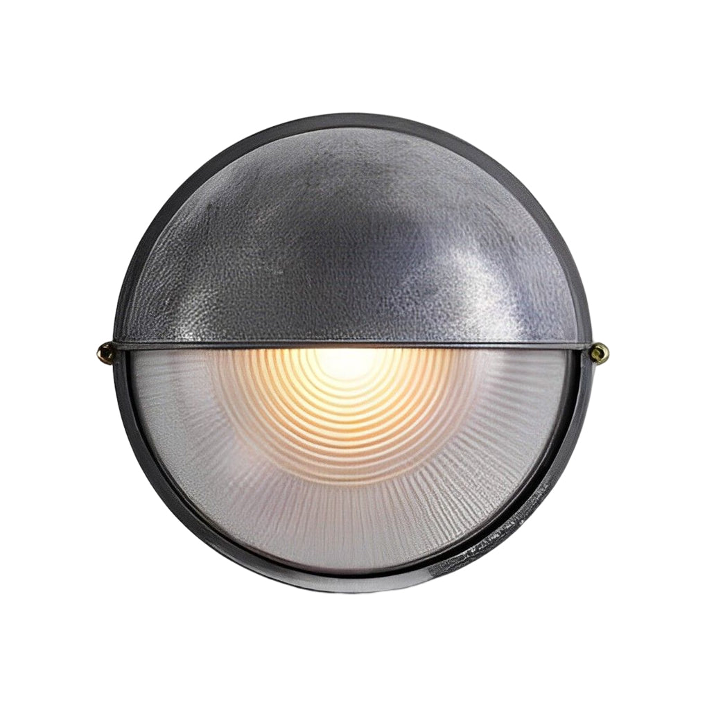 Cast Aluminum Glass Outdoor Wall Lamp - Modern Industrial Design