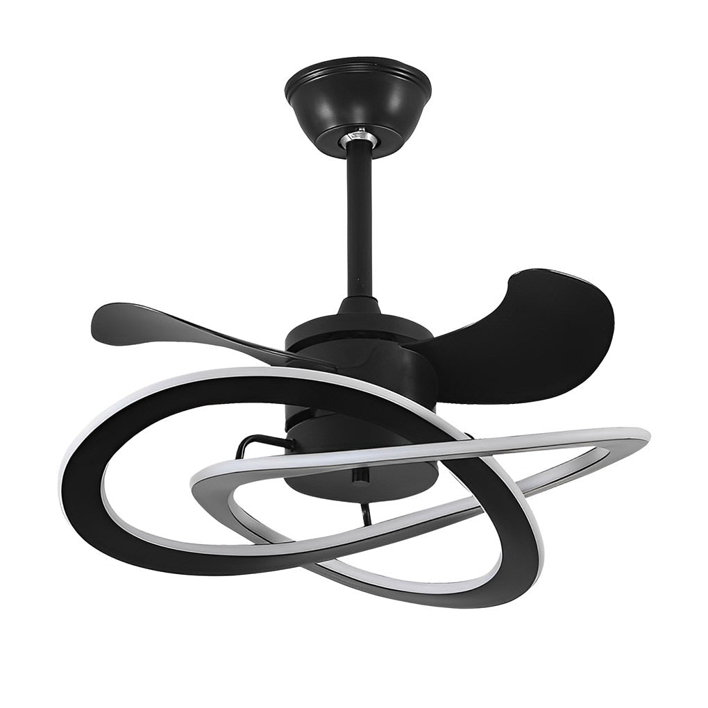 Modern Bladeless Ceiling Fan with LED Light & Remote Control