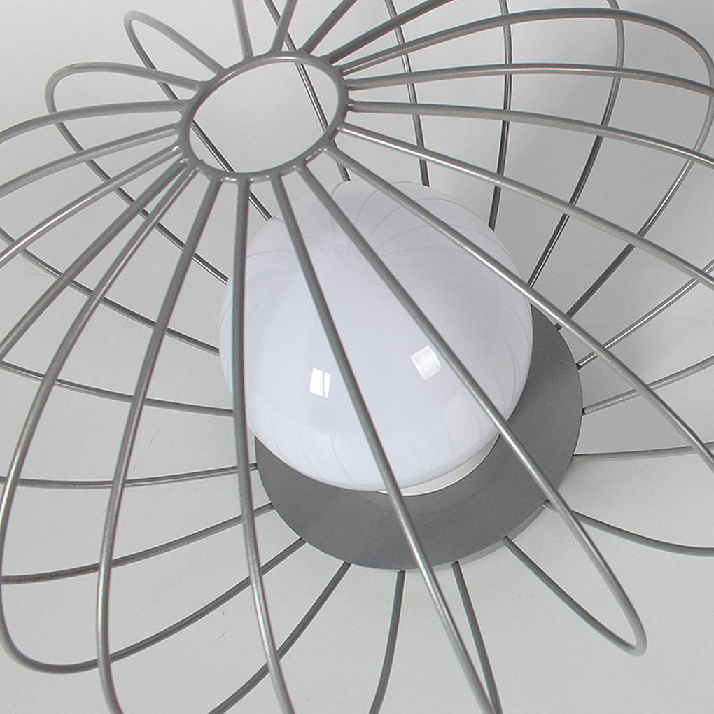 Mushroom Cage Modern LED Outdoor Lawn Lamp