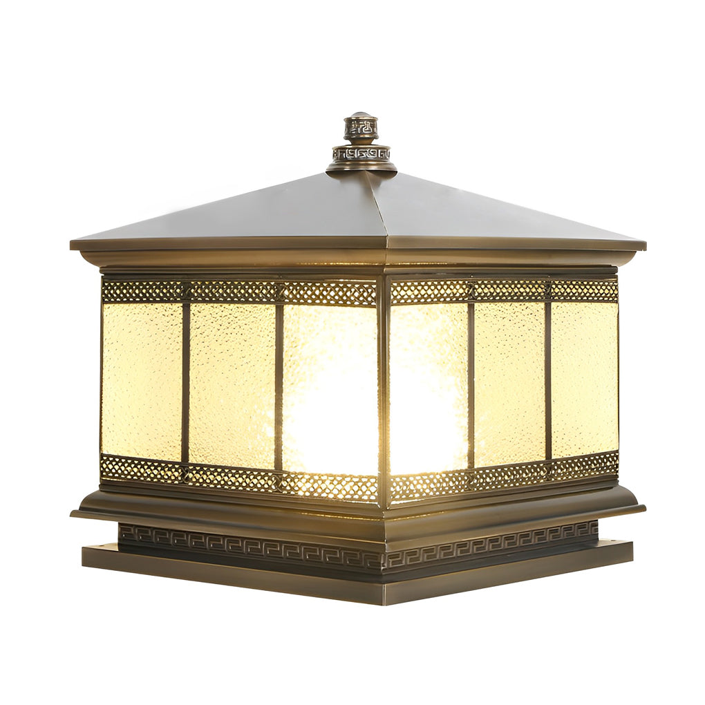 Solar Fence Post Light with Four-Step Dimming | Waterproof Outdoor