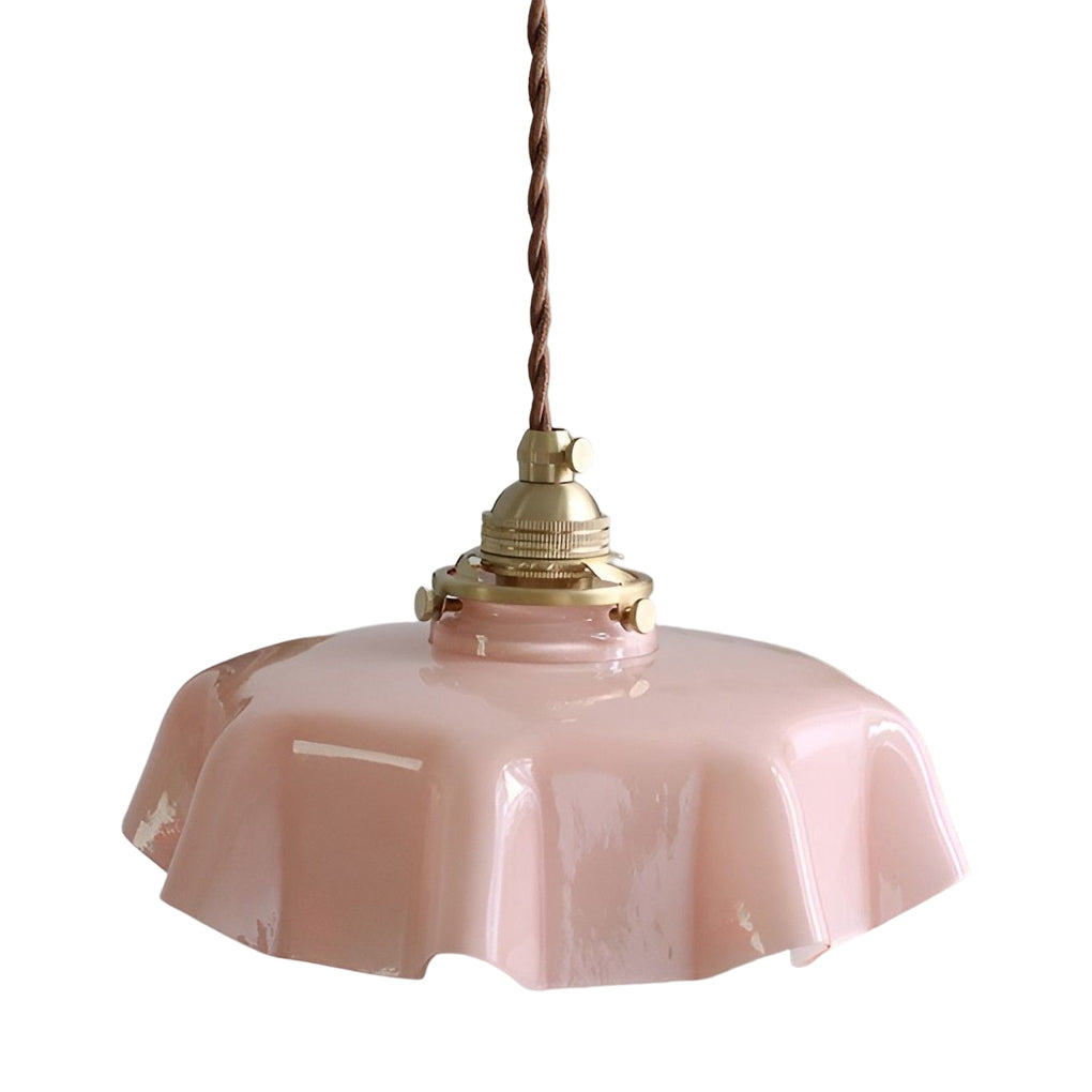 Modern Round Glass Pendant Light 4W Adjustable Island Chandelier