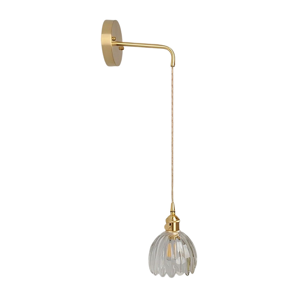 Flower Glass Pendant Light Modern Nordic Hanging Ceiling Lamp