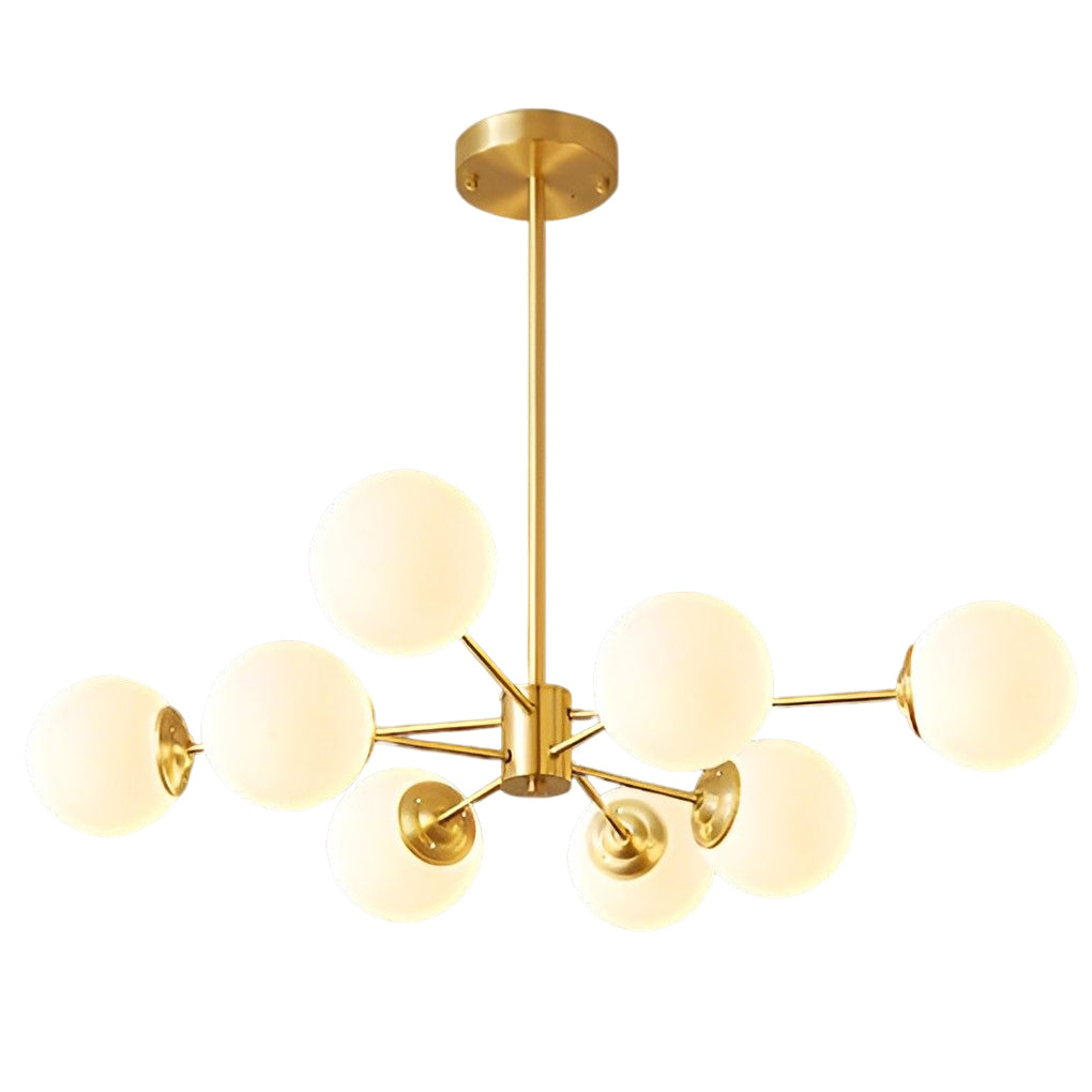 6-Light Three-Step Dimming LED Chandelier Kitchen Island Lighting