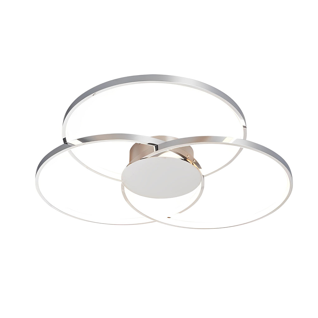 Three Rings Modern Nordic Ceiling Light with Stepless Dimming