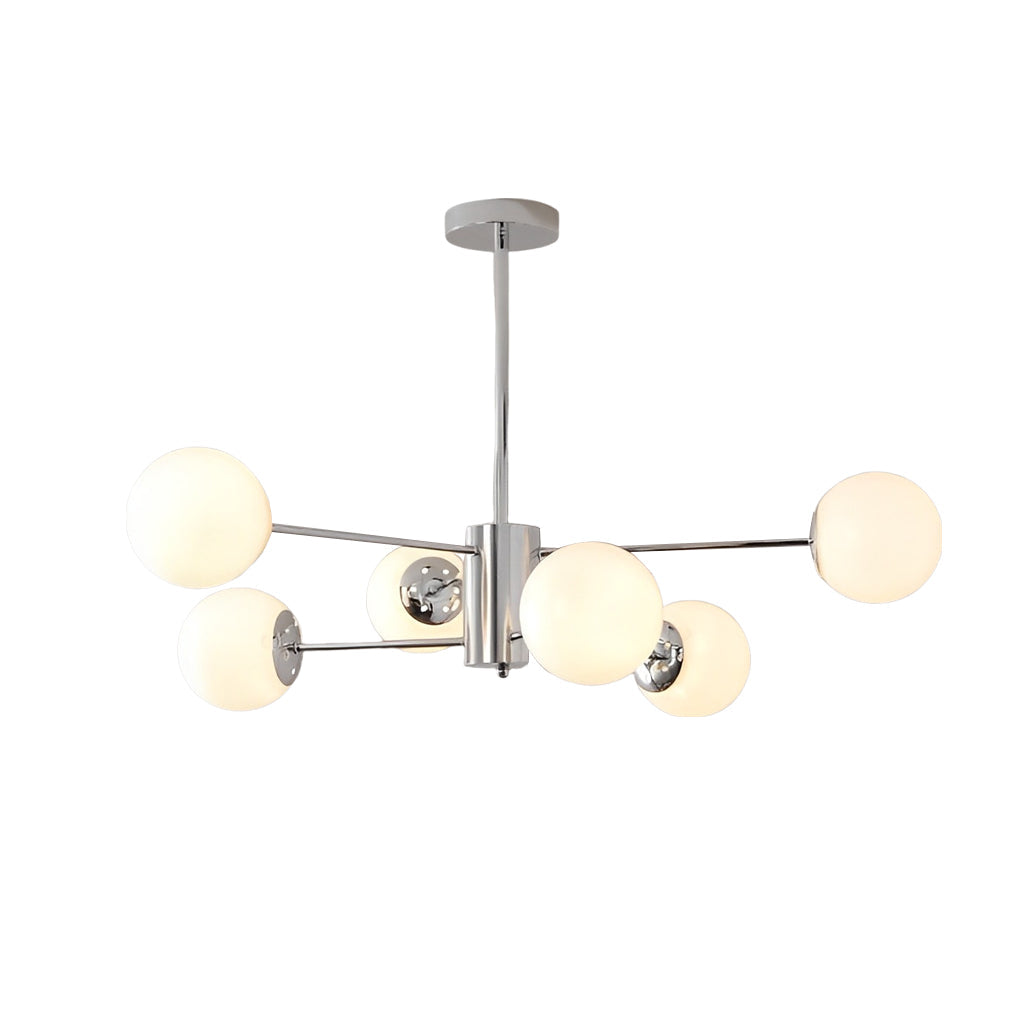 Modern Glass Molecular Chandelier with 3-Step Dimming