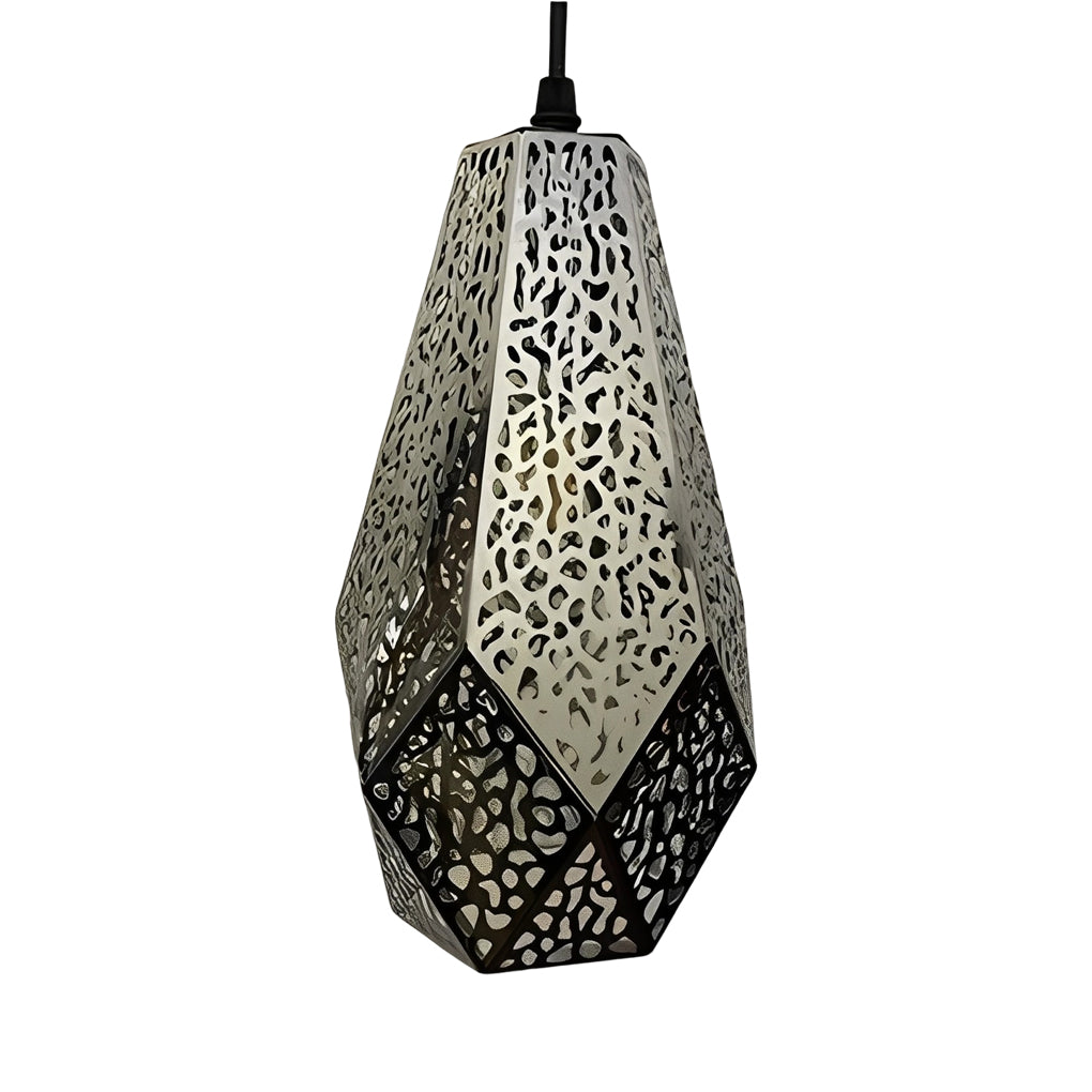 Hollow Gourd Pendant Light - Modern Stainless Steel Chandelier