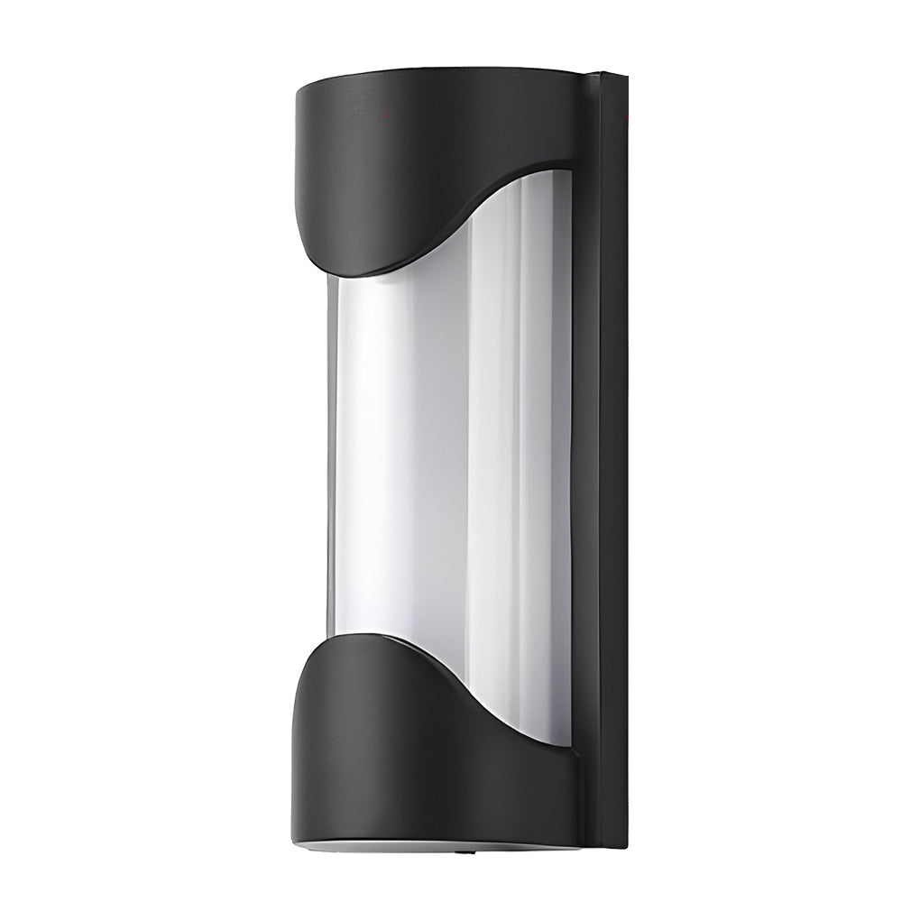 Modern LED Outdoor Wall Lamp - Black Aluminum Waterproof IP55