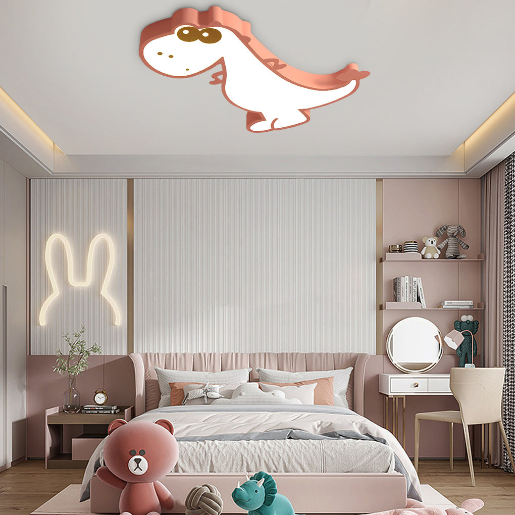 Dinosaur Design LED Dimmable Nordic Flush Mount Ceiling Light