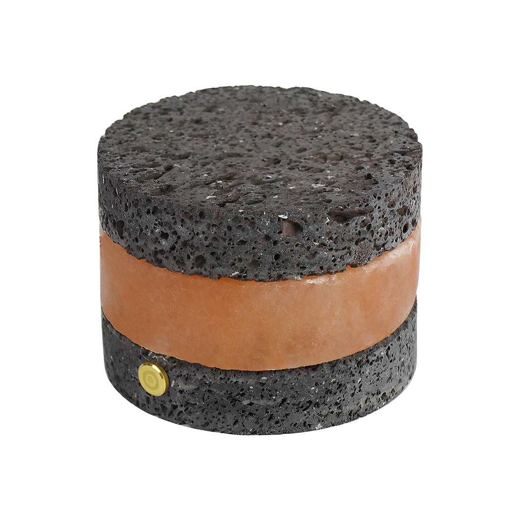 Volcanic Brick Cordless LED Table Lamp with Touch Dimming