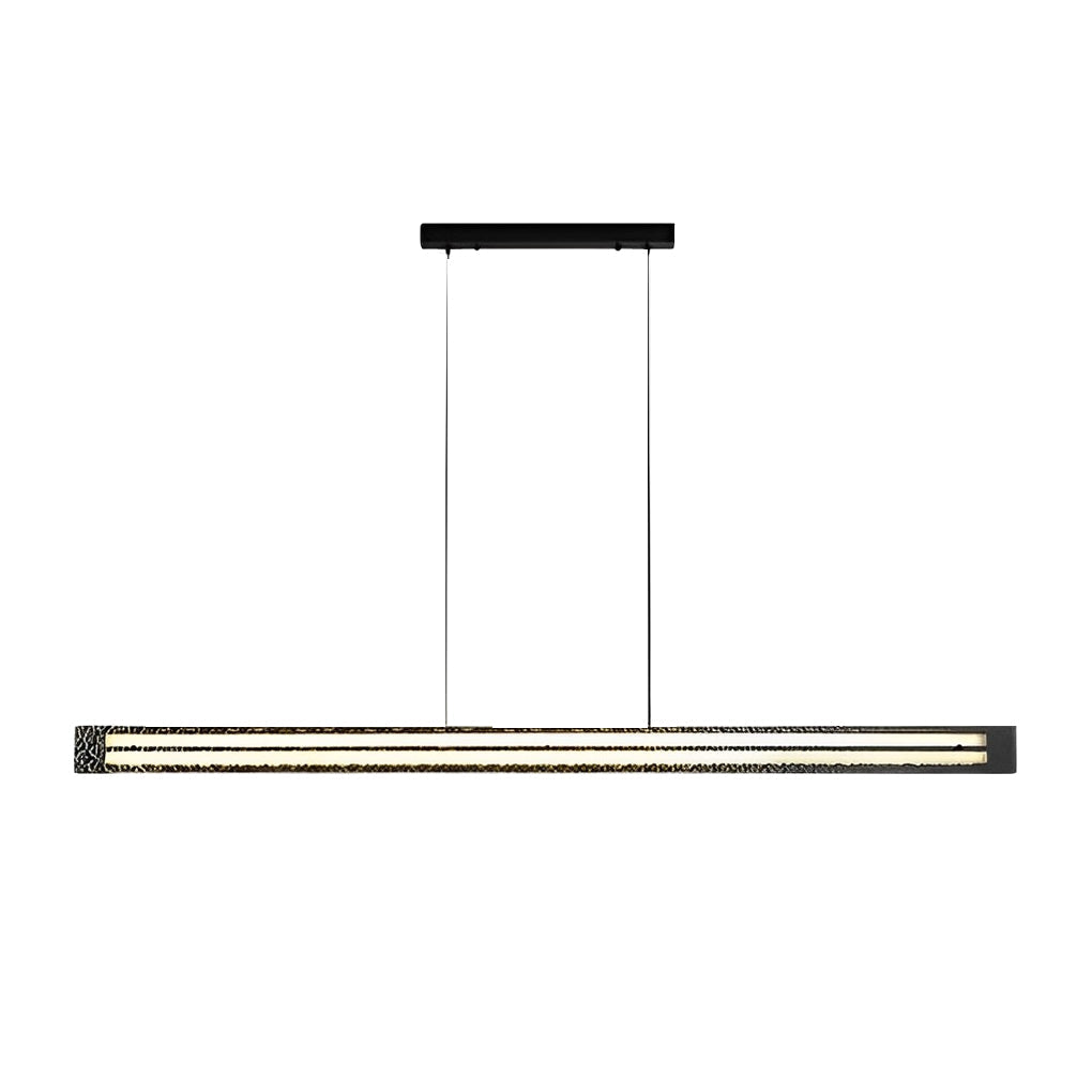 Modern LED Ring Chandelier with Stepless Dimming & Remote Control