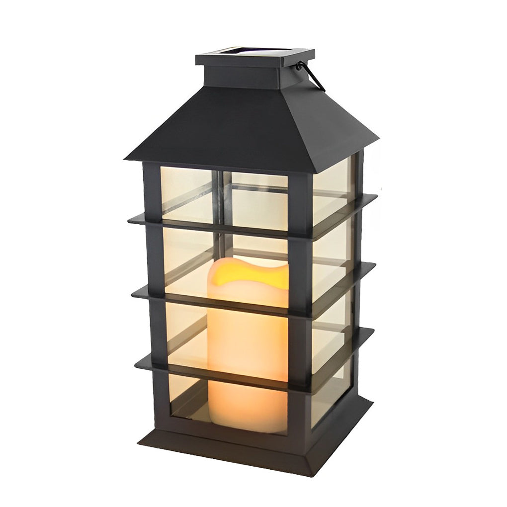Solar LED Outdoor Lantern with Intelligent Light Sensor