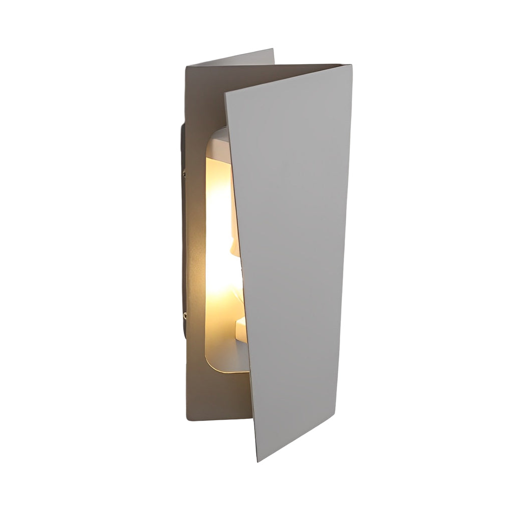 Folding Rectangular Iron LED Wall Sconce - Modern Up & Down Light