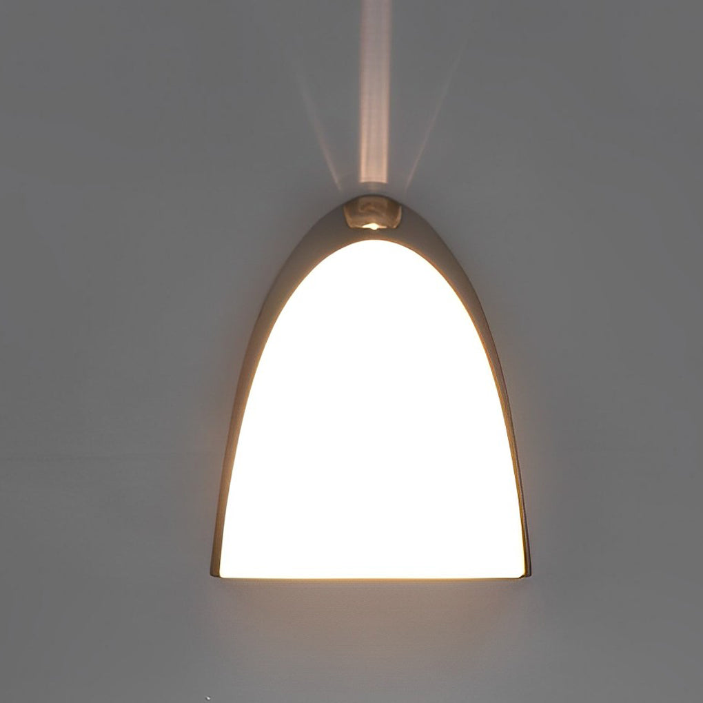 Modern Black Aluminum Outdoor Wall Sconce with LED Light