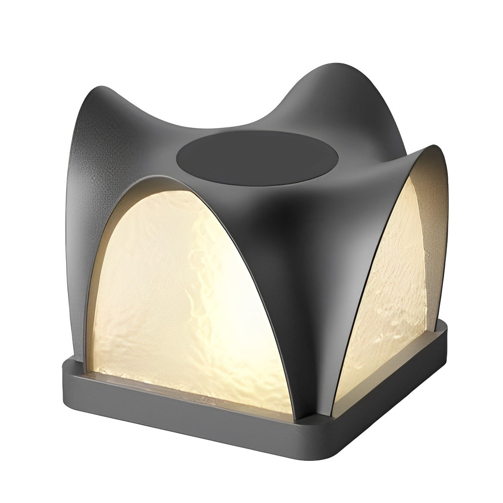 Modern Solar Post Cap Light - IP65 Waterproof Outdoor LED