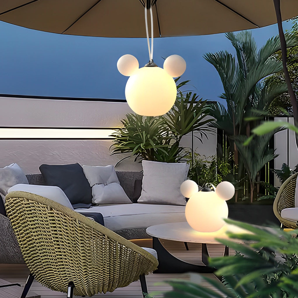 3D Animal Outdoor Rechargeable USB Hanging Light Waterproof