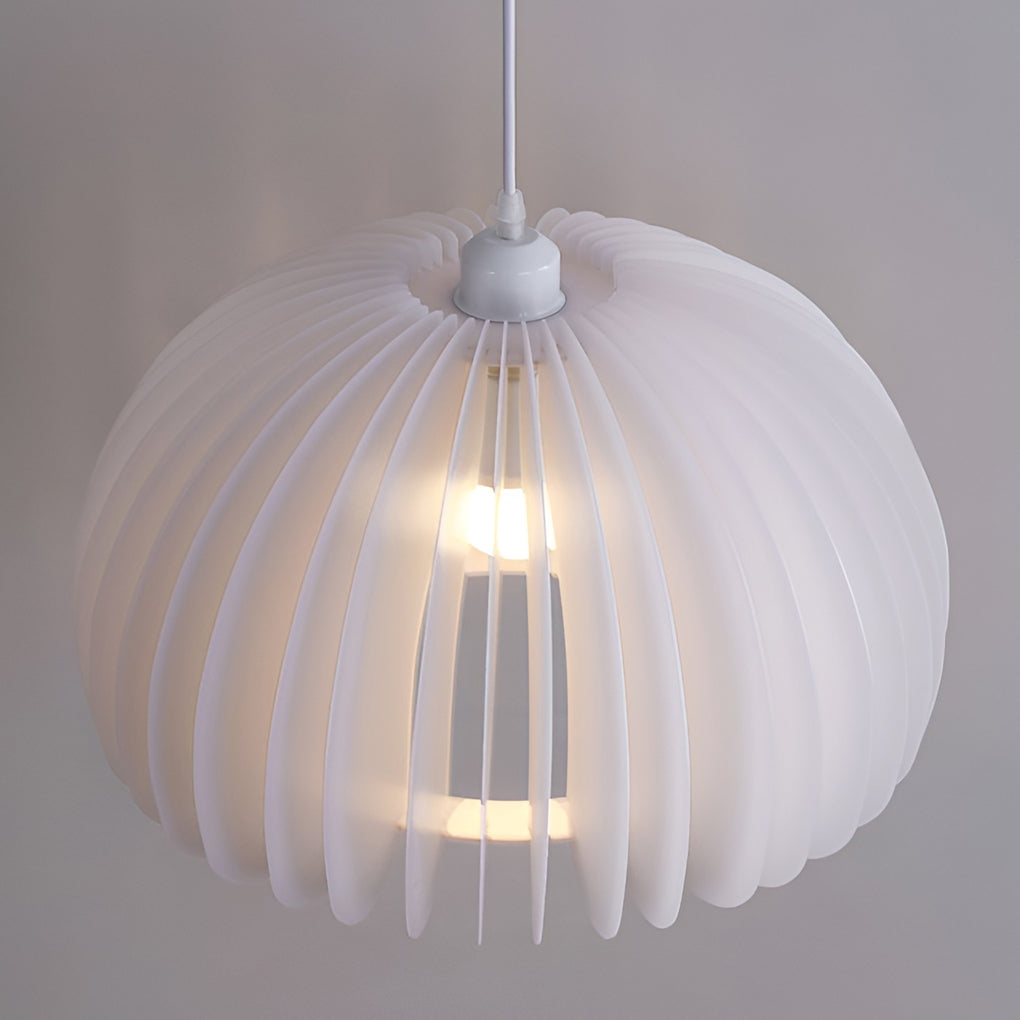 White Lantern Pendant Light with 3-Step Dimming | Modern Nordic