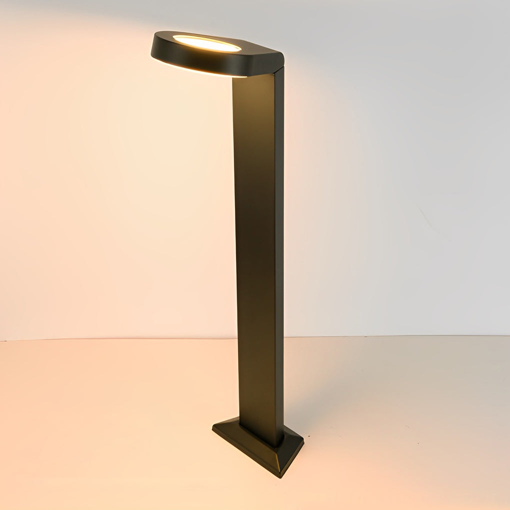 Modern Aluminum LED Lawn Lamp Black Outdoor Landscape Lighting