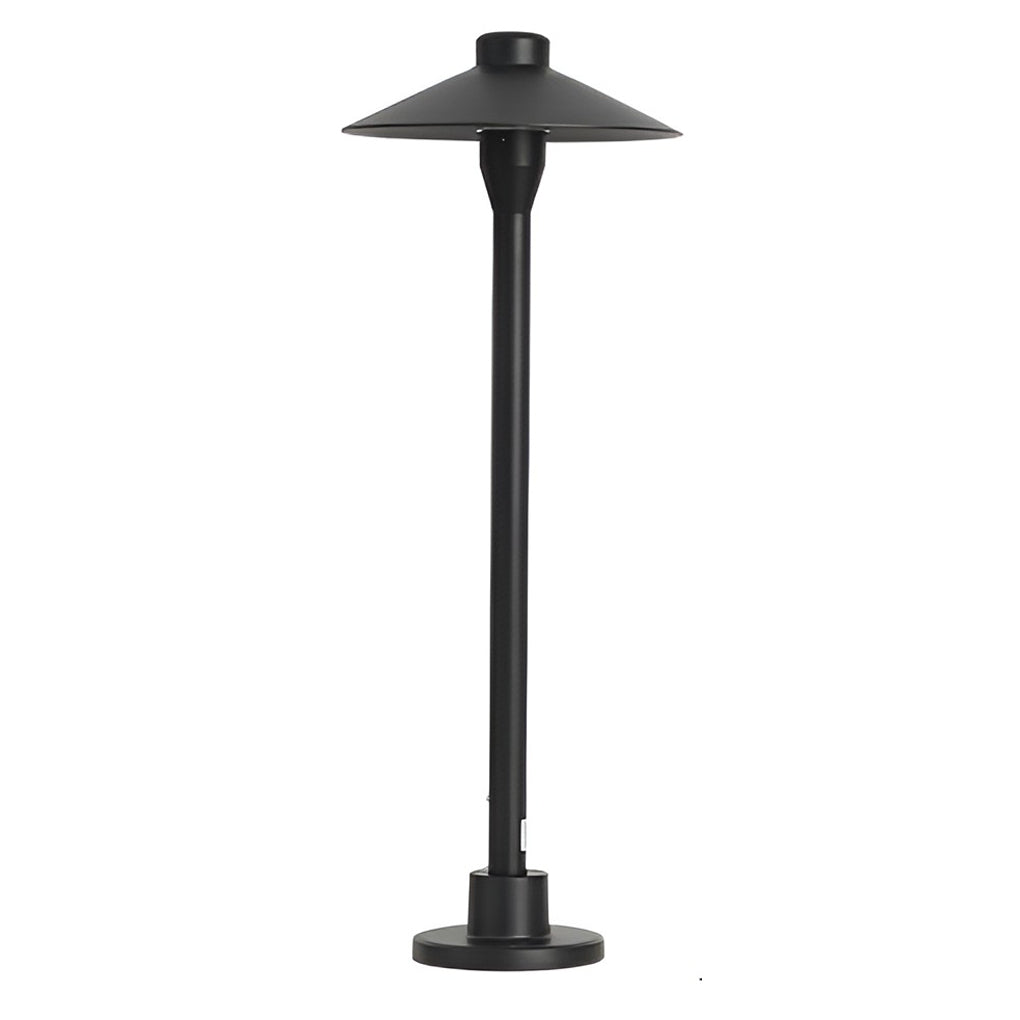 Modern Mushroom LED Outdoor Path Light Black Aluminum 7W
