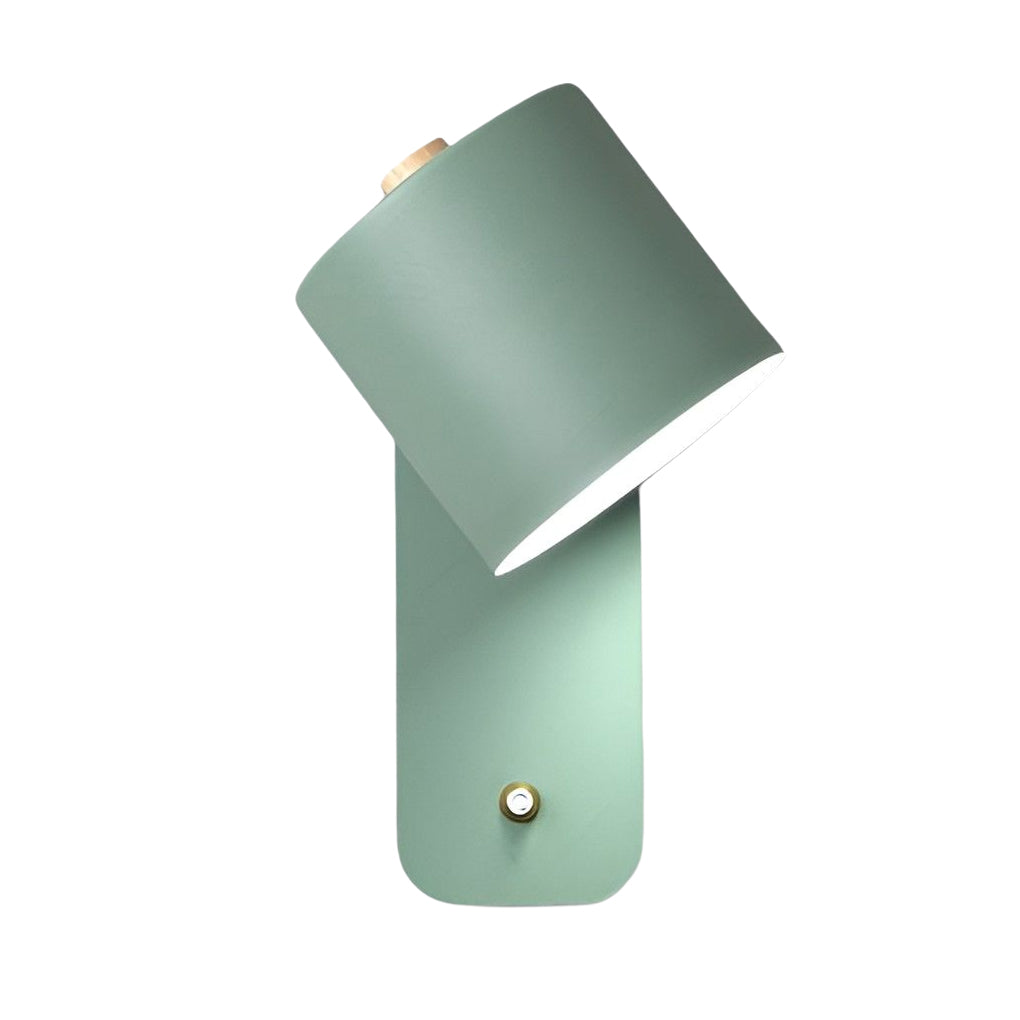 Adjustable Nordic Wall Sconce with Wood & Iron Finish
