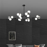Modern Minimalist Cluster Chandelier – Metal Glass Pendant Light