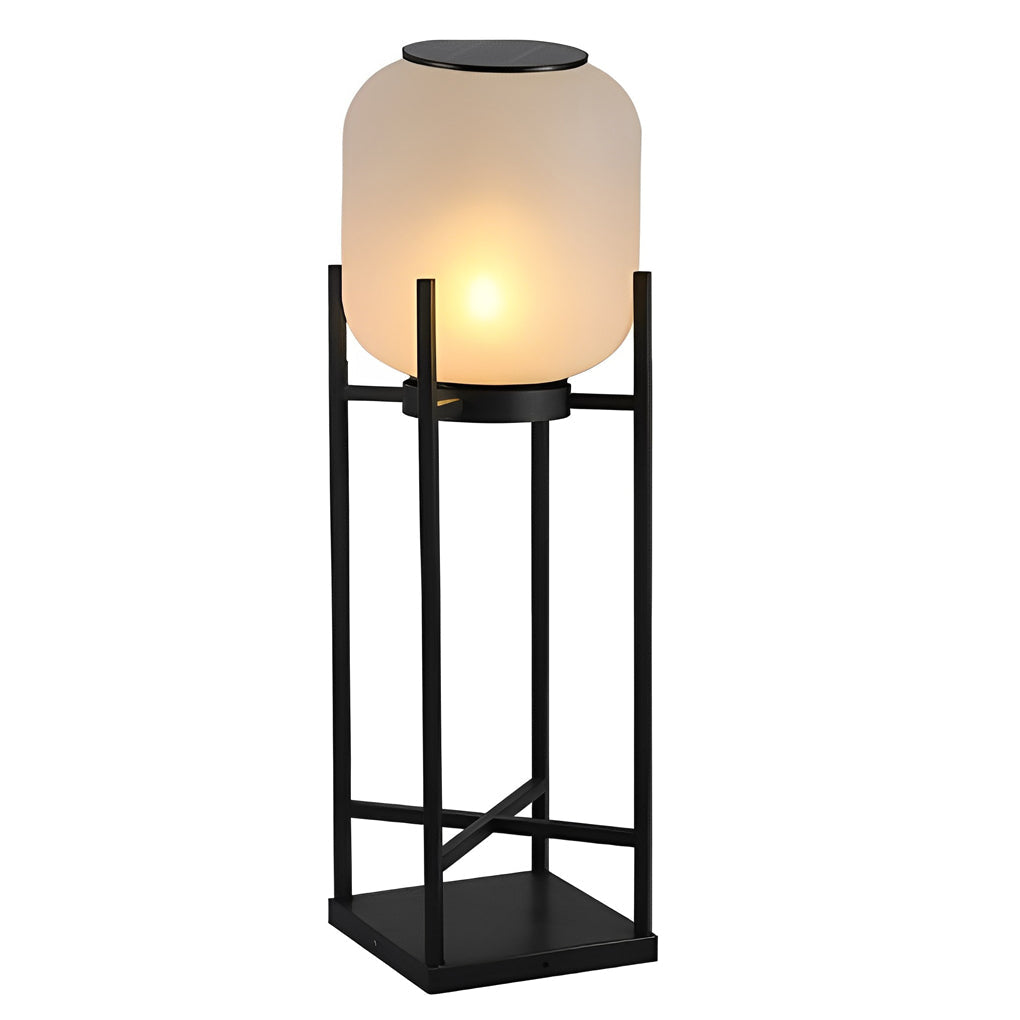 Modern Outdoor LED Floor Lamp with Stainless Steel Frame