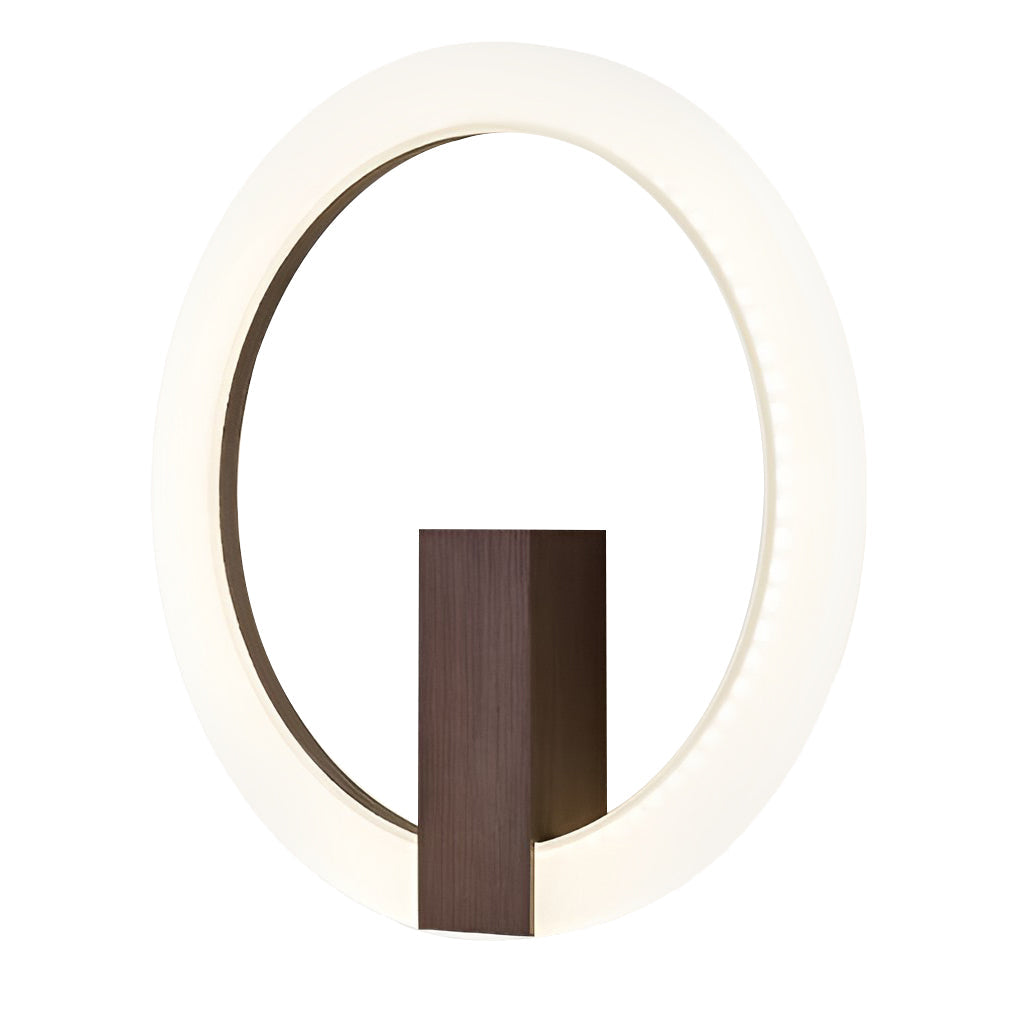 Modern Dimmable LED Circle Wall Sconce with Remote Control