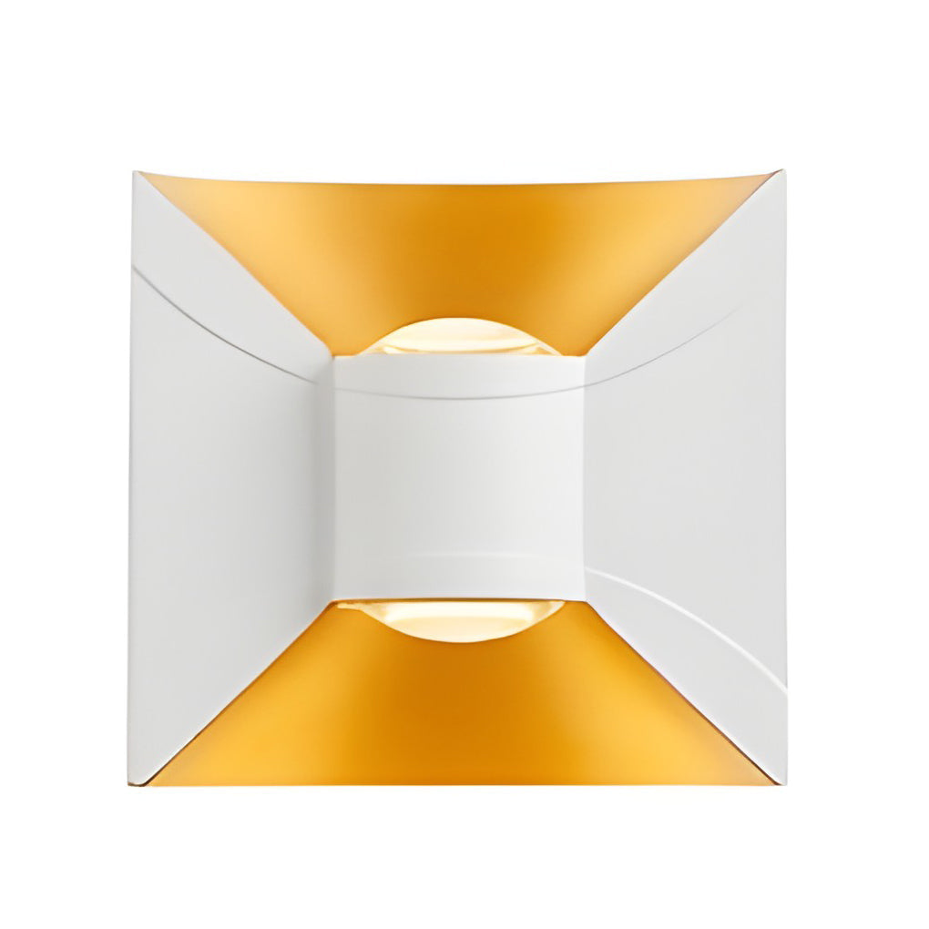 Square LED Outdoor Wall Sconce 6W Waterproof Up Down Light