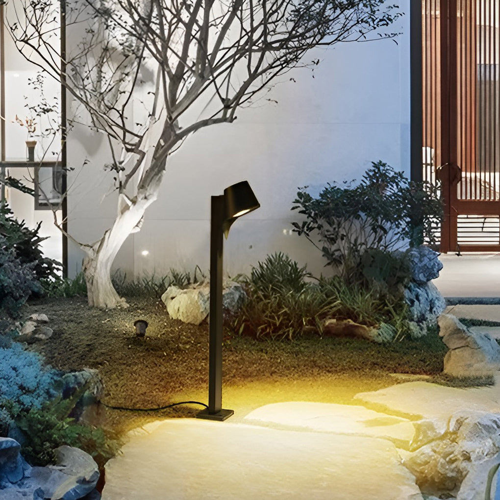 Modern Black Aluminum LED Pathway Light 10W Outdoor Waterproof