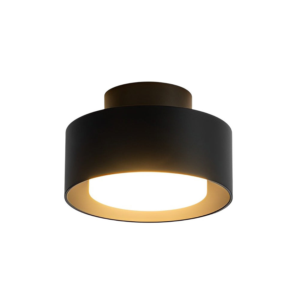 Modern Round Aluminum LED Flush Mount Ceiling Light