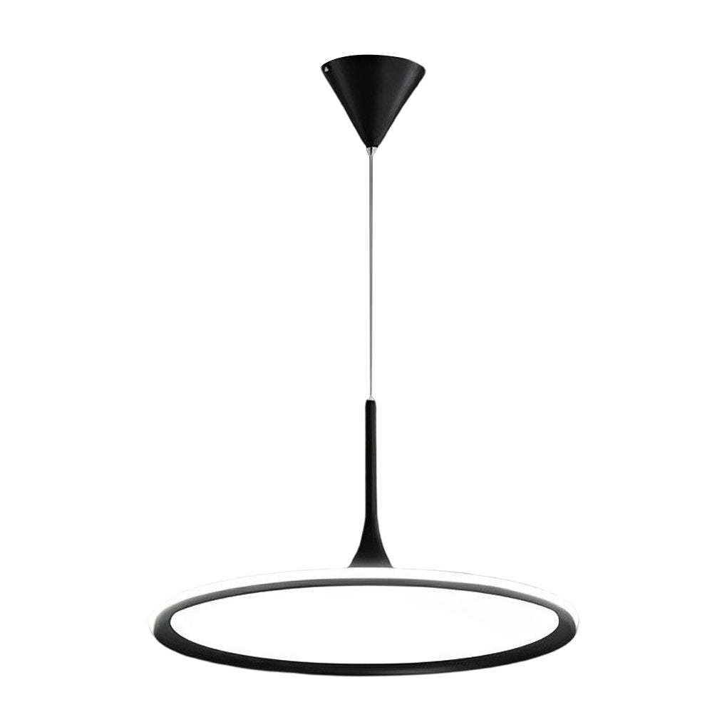 Ultra Thin LED Pendant Light - Modern Minimalist Round Ceiling Lamp
