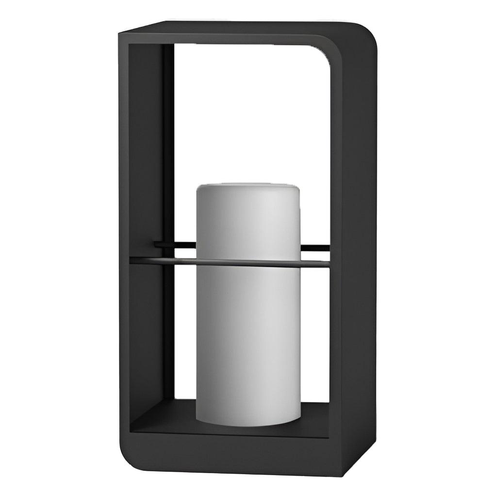 Rectangular Waterproof Modern Solar LED Outdoor Lantern
