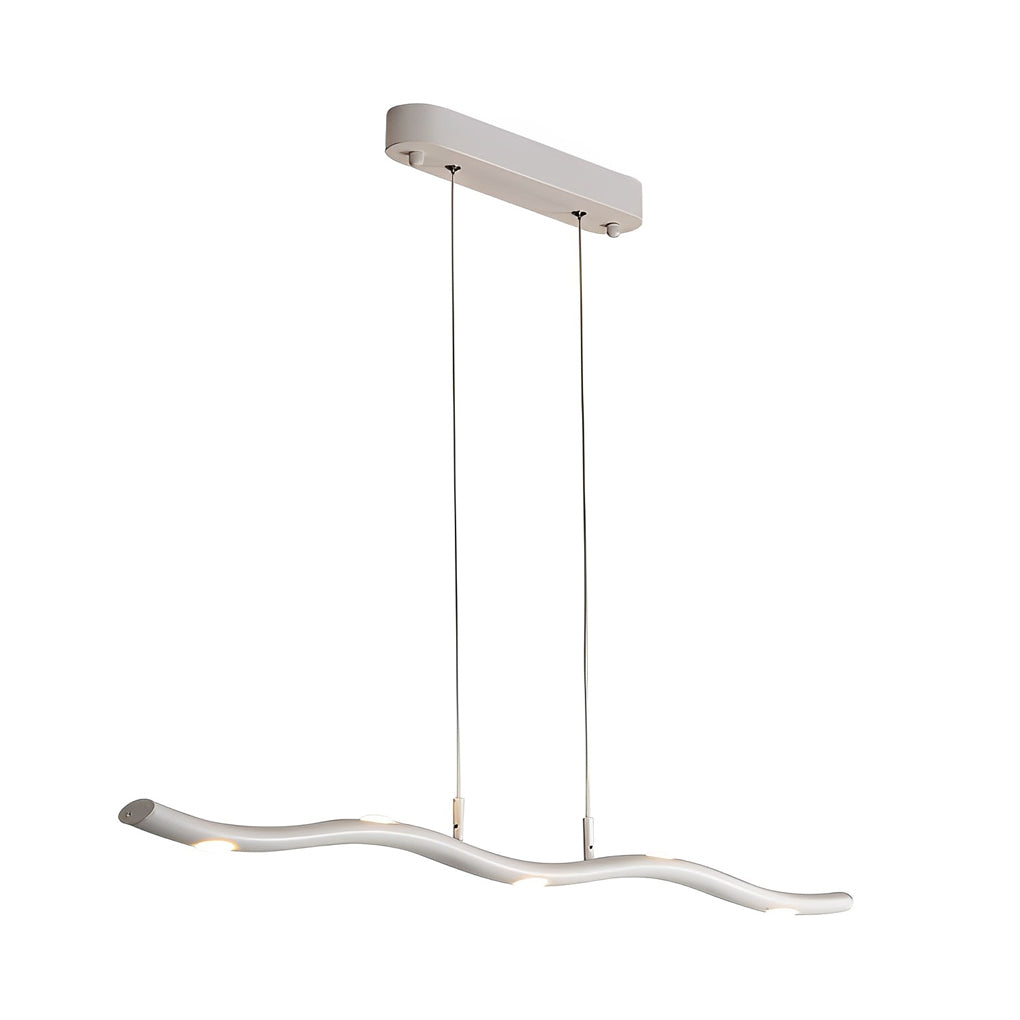 Modern White Acrylic Branch Chandelier with Stepless Dimming