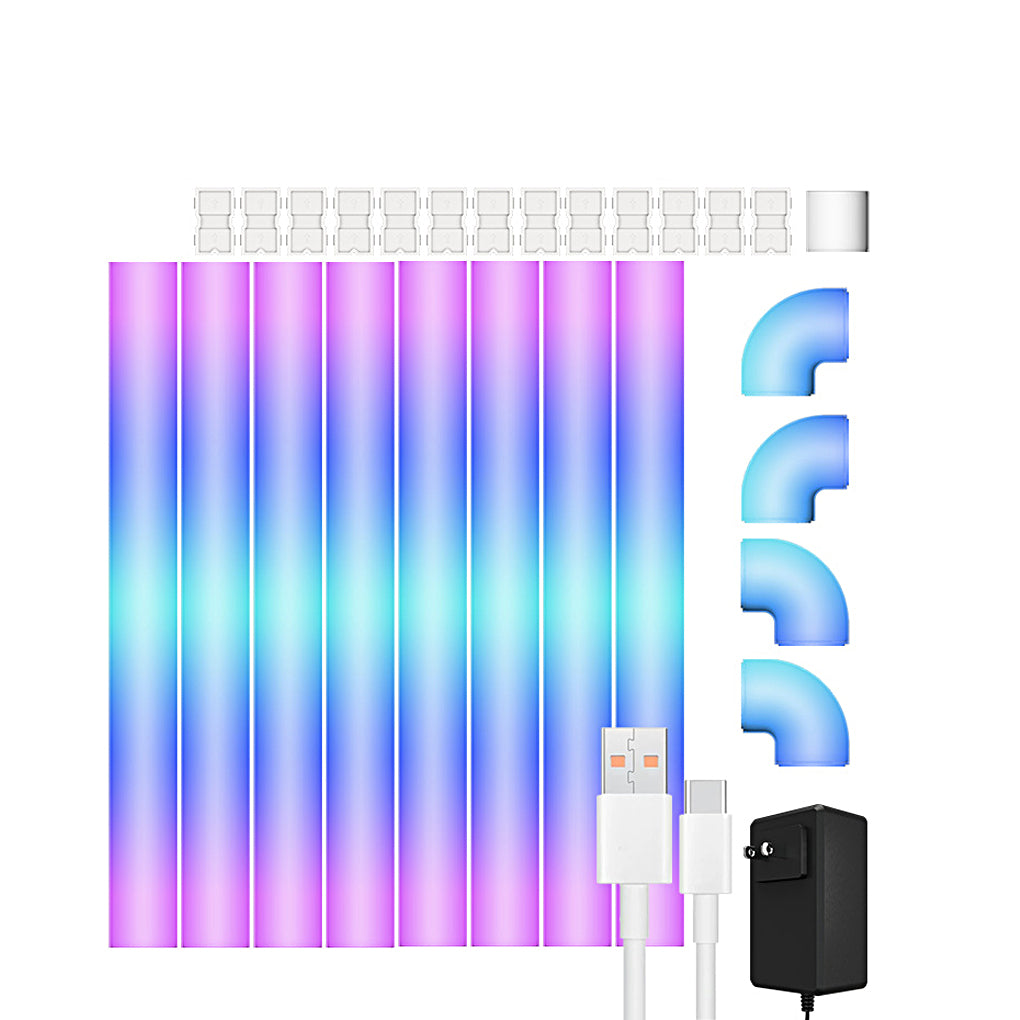 RGBIC Smart LED Modular Wall Light with App & Voice Control