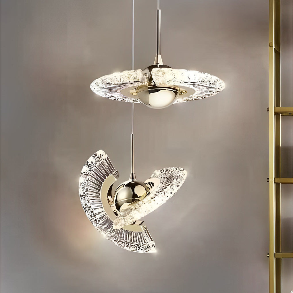 Adjustable Circle LED Pendant Light Nordic Modern Island Lamp
