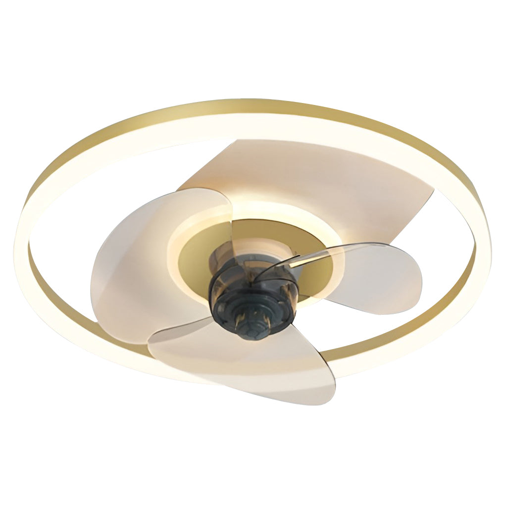 Modern Ceiling Fan Light with Remote & Dimming