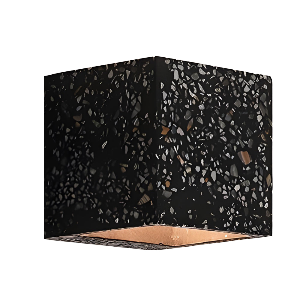Square Terrazzo Up Down Wall Sconce Modern Minimalist Lighting