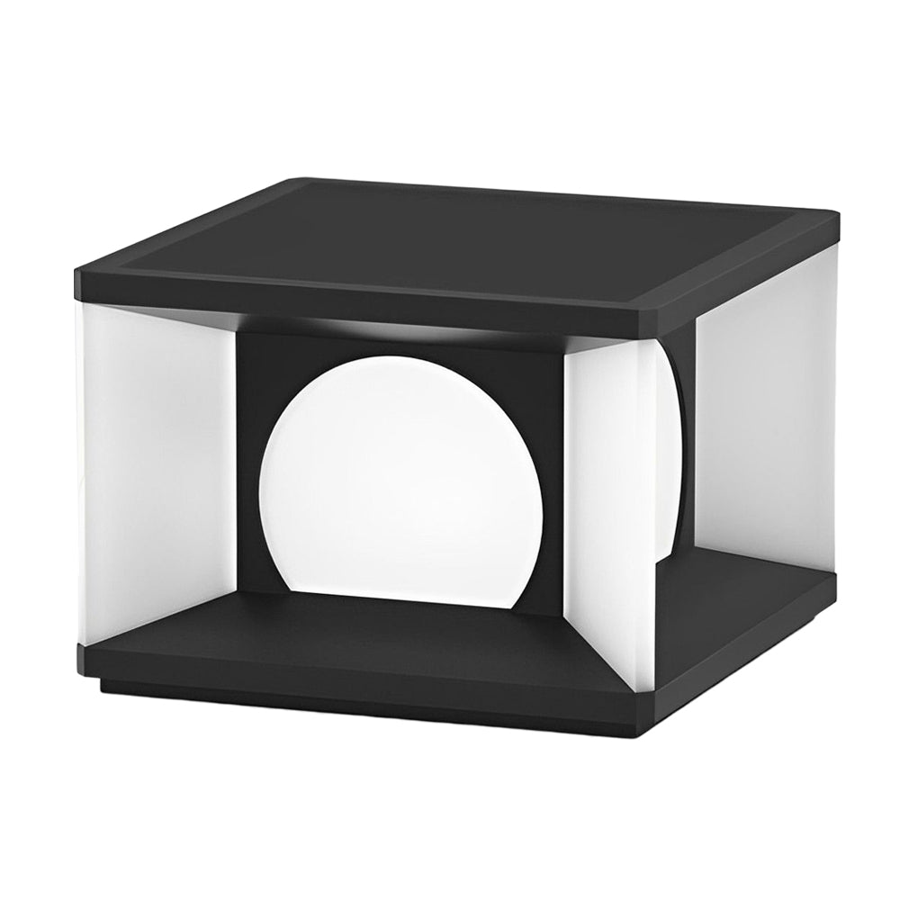 Modern Square Solar Post Cap Light Stainless Steel Outdoor LED