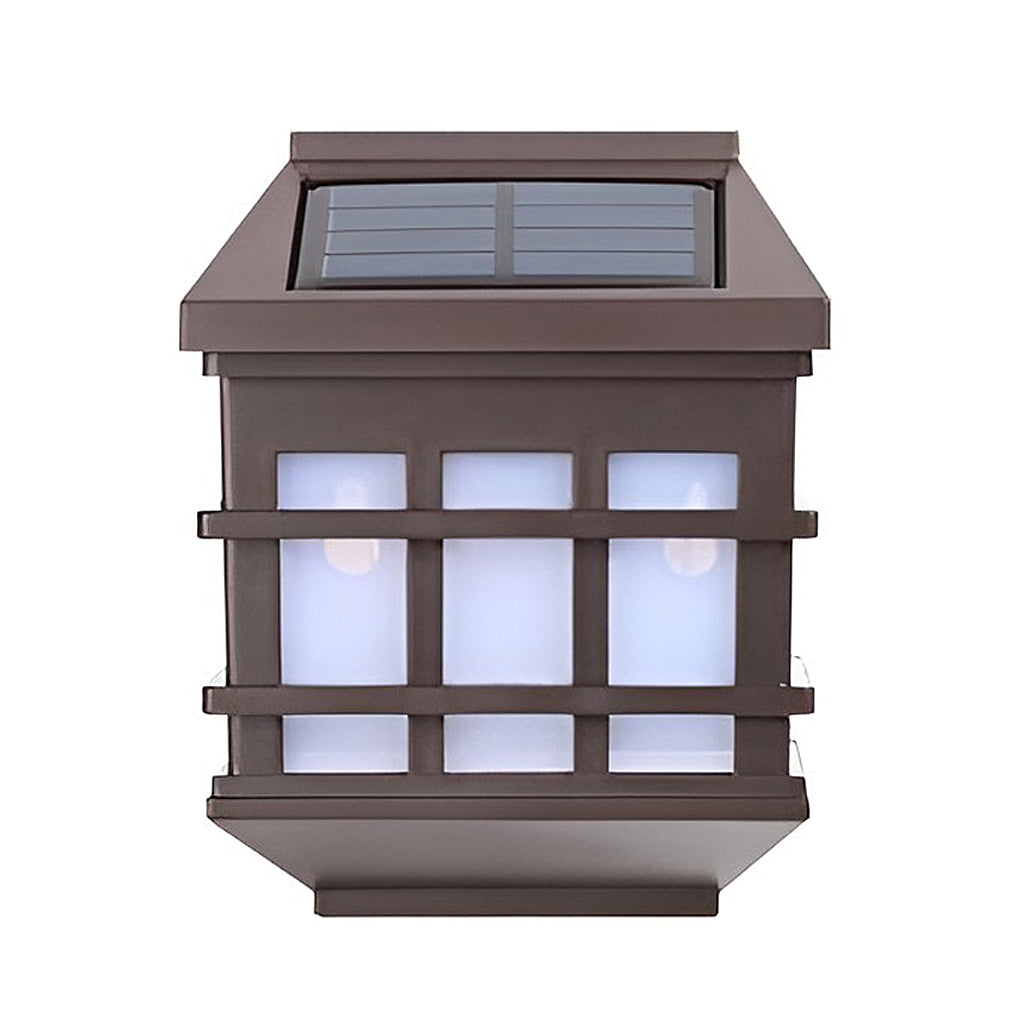 Solar Motion Sensor LED Outdoor Wall Light with Auto Light Control