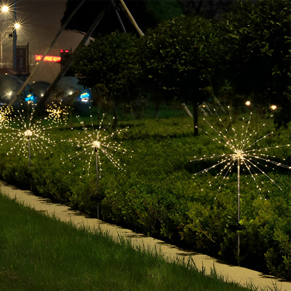 Starburst Solar LED Outdoor Lights 200 LEDs Waterproof Garden