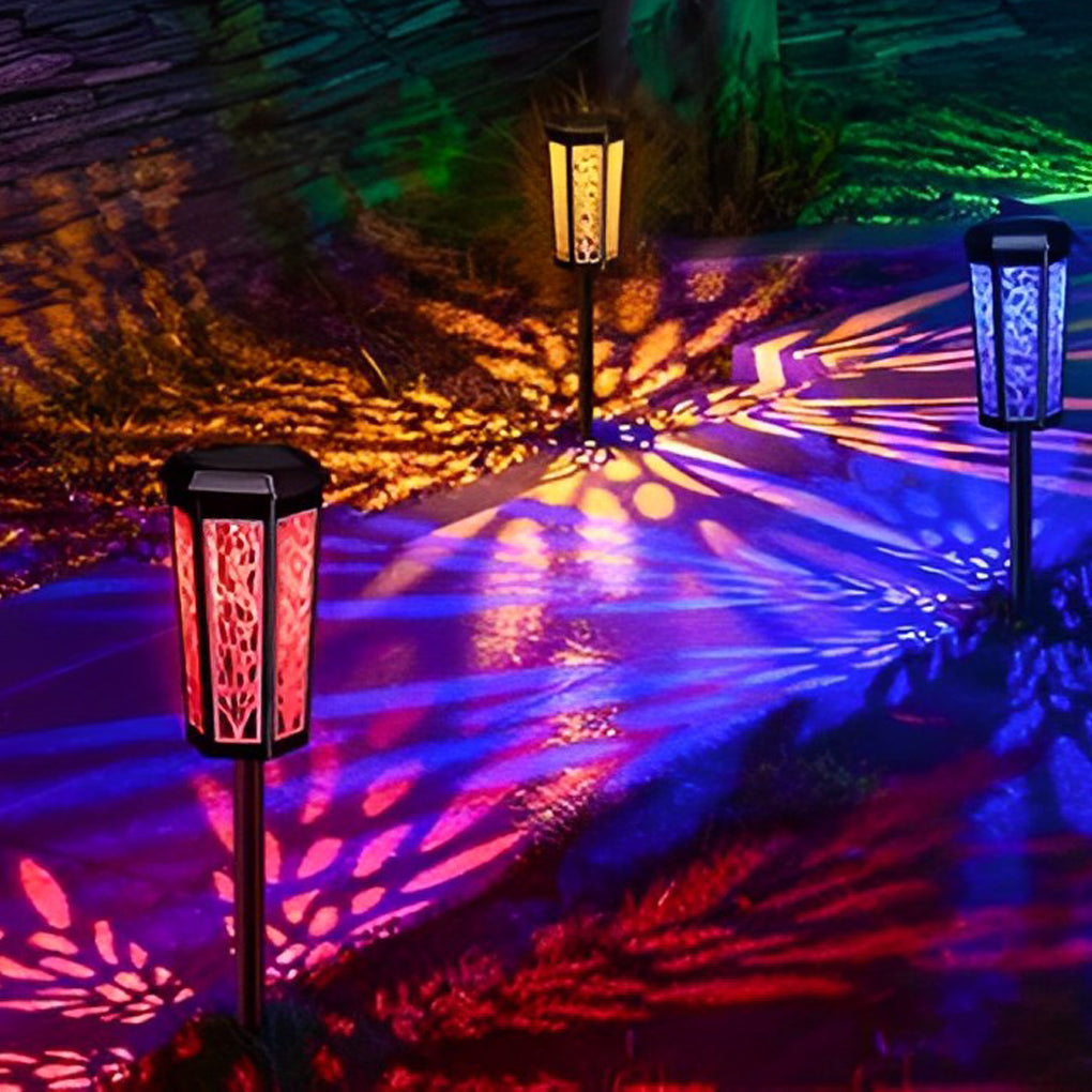 Solar LED Stake Light - Color Changing Outdoor Landscape Lighting