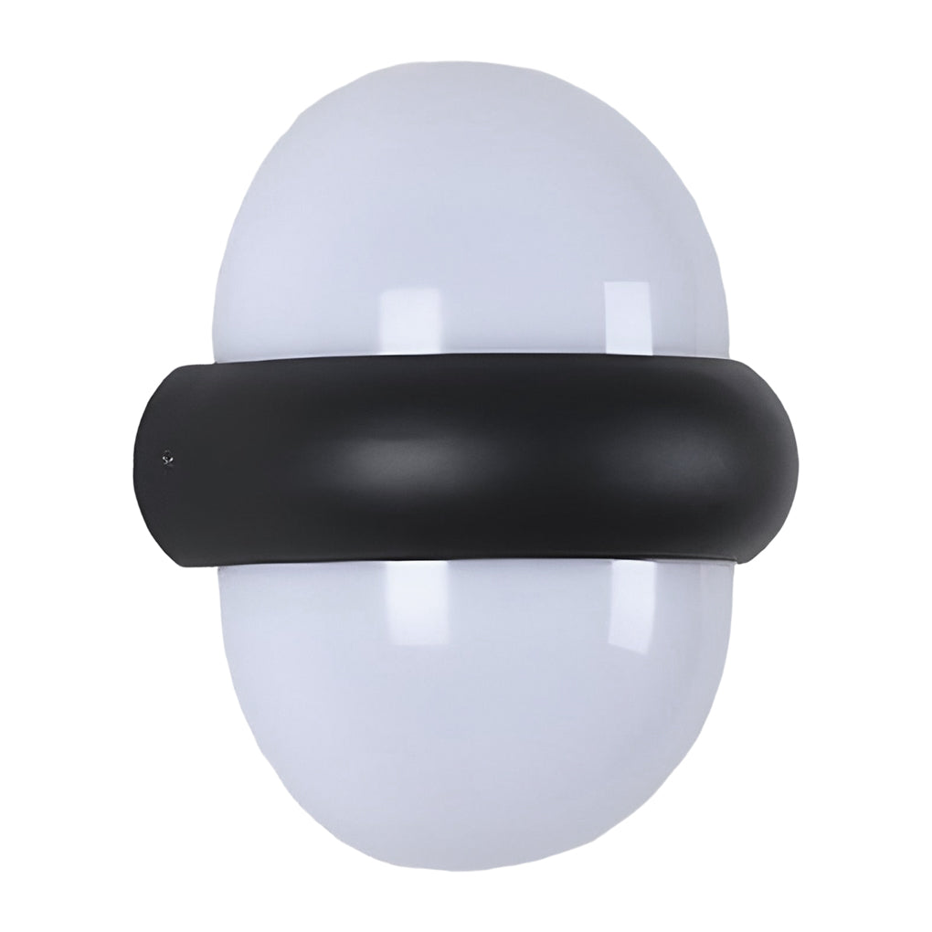 Modern Up Down LED Outdoor Wall Sconce Waterproof Aluminum Black