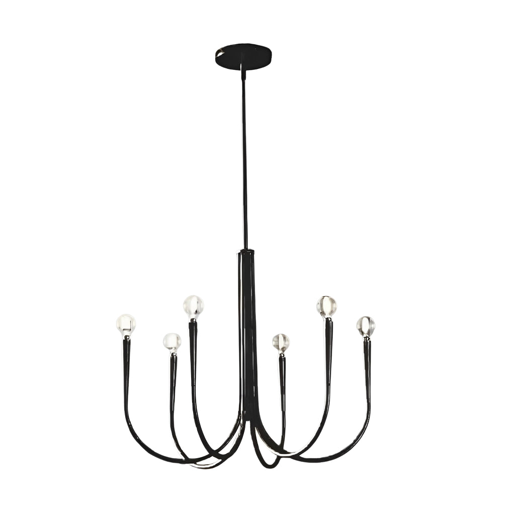 Retro Candlelight Chandelier with 3-Step Dimming LED
