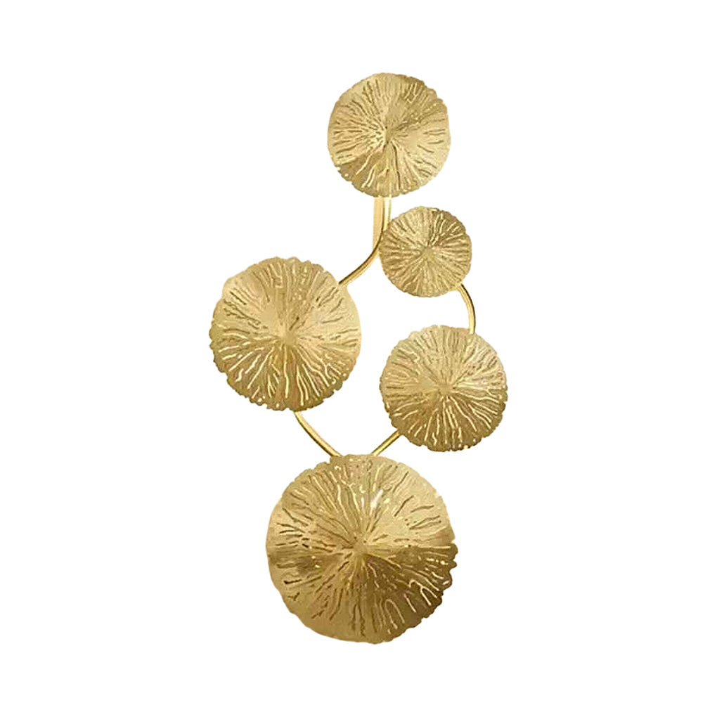 Lotus Leaf Hollow Stainless Steel Modern Wall Sconce