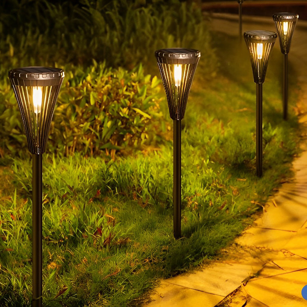 Intelligent LED Solar Pathway Lights - Modern Outdoor Lighting