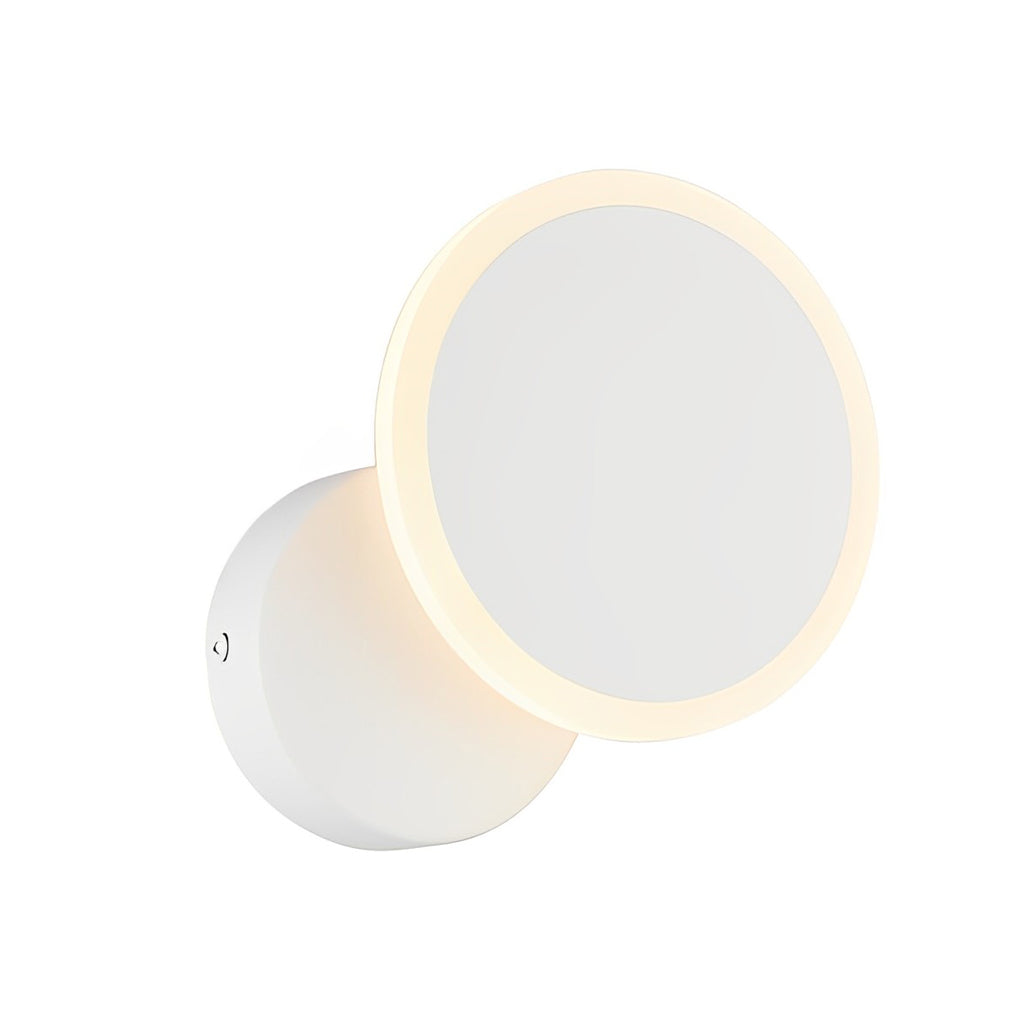 Rotatable LED Wall Sconce Modern Iron Acrylic Round Wall Light
