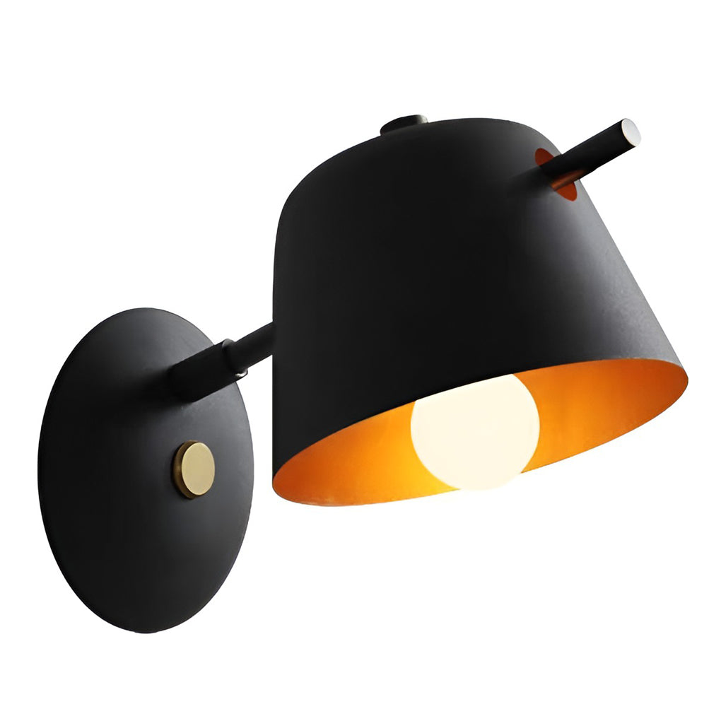 Modern Matte Metal Wall Sconce - Nordic Hat Design Lighting