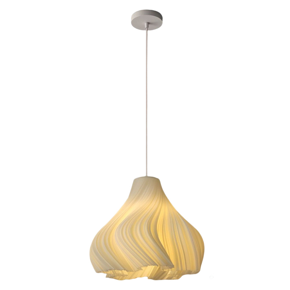 Modern 3D Printed Pendant Light – Nordic Sculptural Design – 16W