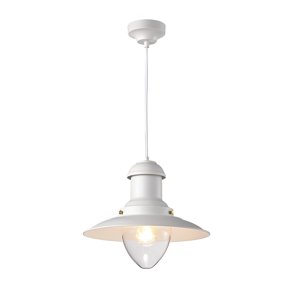 Retro Dome Metal Pendant Light Industrial Chandelier
