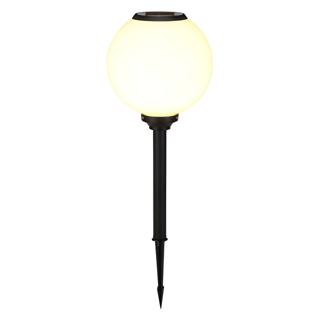 Solar LED Pathway Light Round Ball Design Adjustable Brightness