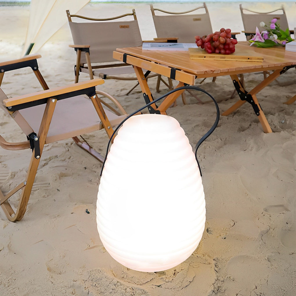 Rechargeable LED Outdoor Lantern with Timer & Remote Control